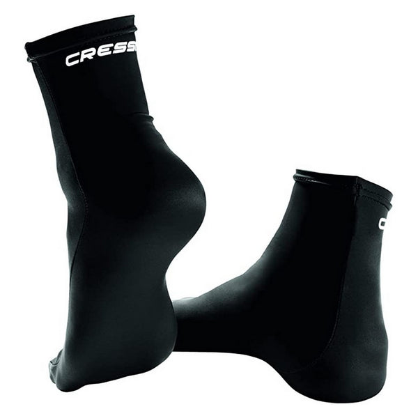 Open Box Cressi Elastic Water Socks - Black - Large/X-Large - DIPNDIVE