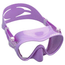 Used Cressi F1 Frameless Dive Mask - Lilac - DIPNDIVE