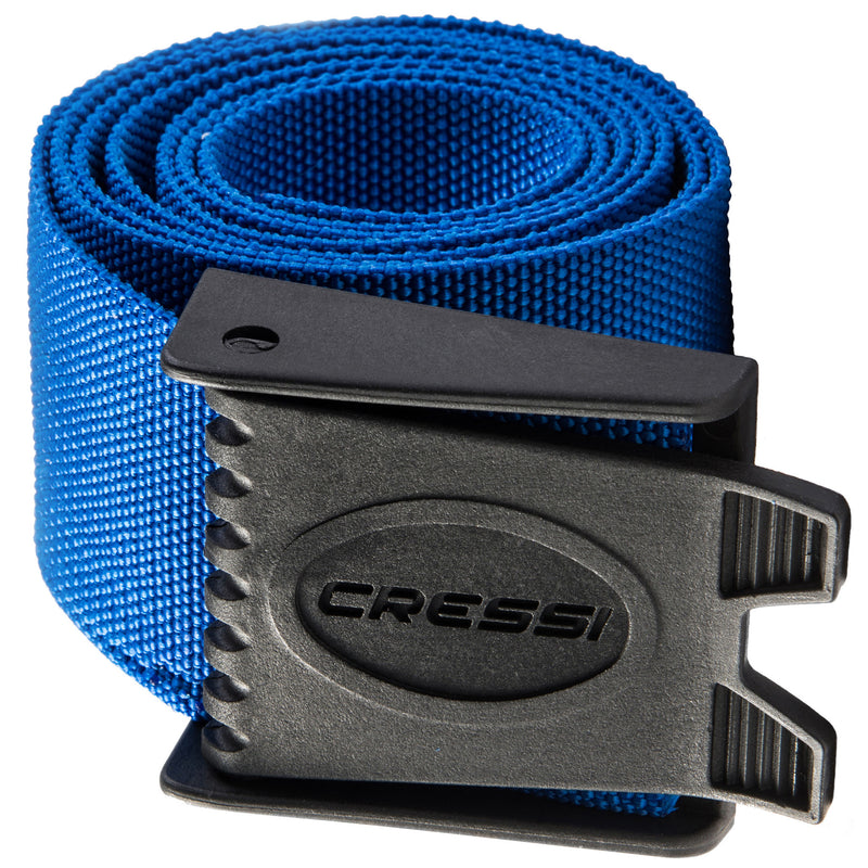 Cressi Nylon Weight Belt w/ Plastic Buckle (Blue)