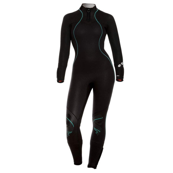 Open Box Bare 7mm Womens Nixie Ultra Dive Wetsuit-Black-06 (with defect) - DIPNDIVE