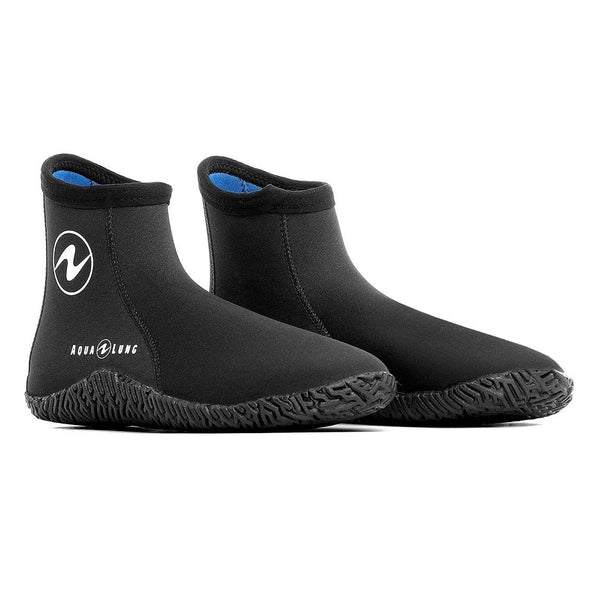 Open Box Aqua Lung 3mm Echomid Dive Boots - Black/Blue - 7 (39)