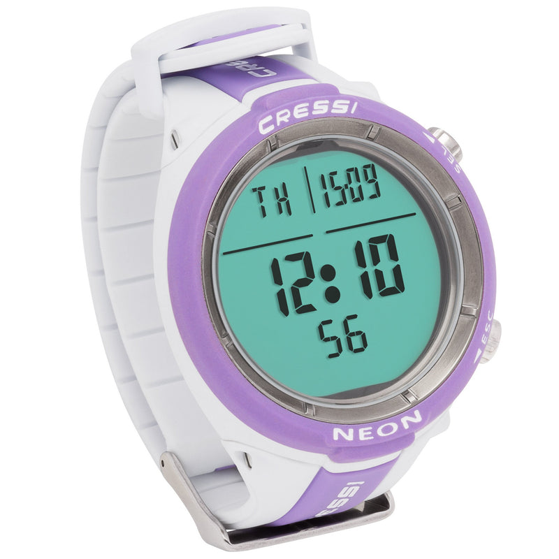 Open Box Cressi Neon Dive Computer - White/Lilac