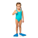 Used Cressi Kids Mini Light Floating Swim Fins - Azure - 34/35 - DIPNDIVE