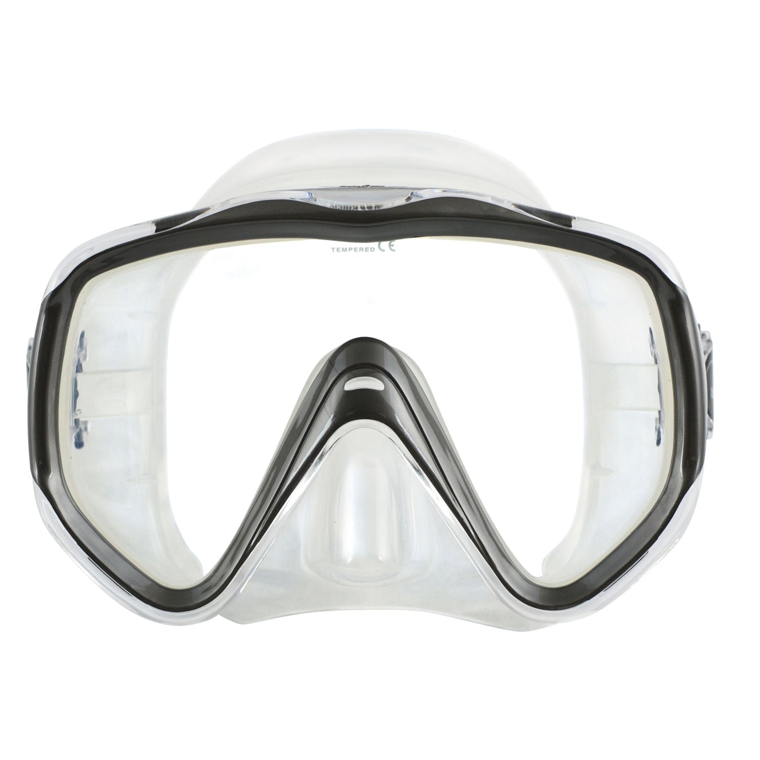 Used ScubaMax MK-176 Abaco Scuba Dive Mask - Silver with Clear Skirt ...
