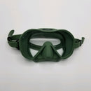Used Tusa Zensee Scuba Diving Mask - Khaki - DIPNDIVE