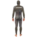 Used Cressi 5mm Mens Seppia 2-piece Freediving Wetsuit - Camo Grey - Large/4 - DIPNDIVE