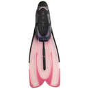 Used Cressi Agua Full Foot Fins - Pink - US Man 7/8 | US Lady 8/9 | EU 39/40 - DIPNDIVE