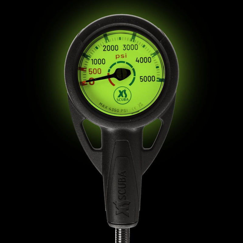 XS Scuba QuikVu Pressure Gauge - Imperial