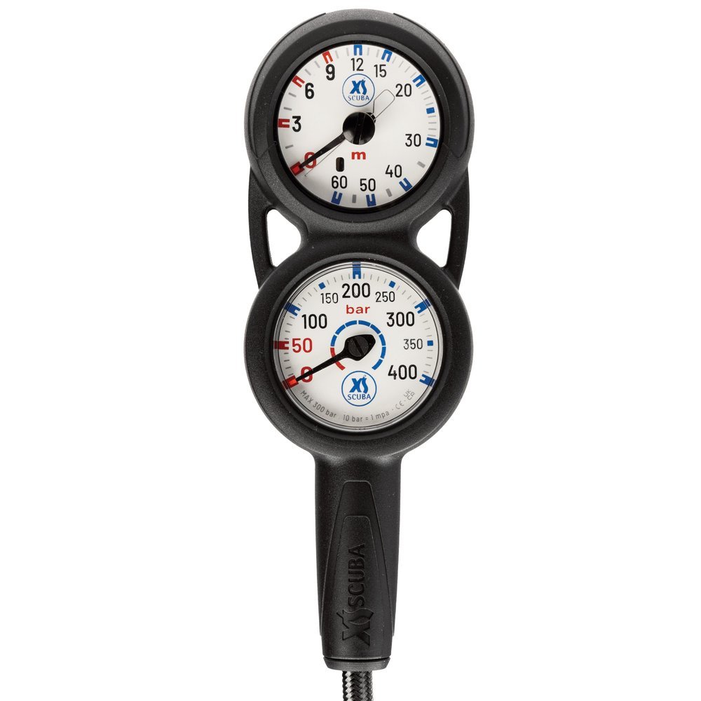 XS Scuba QuikVu Pressure and Depth Console - Metric