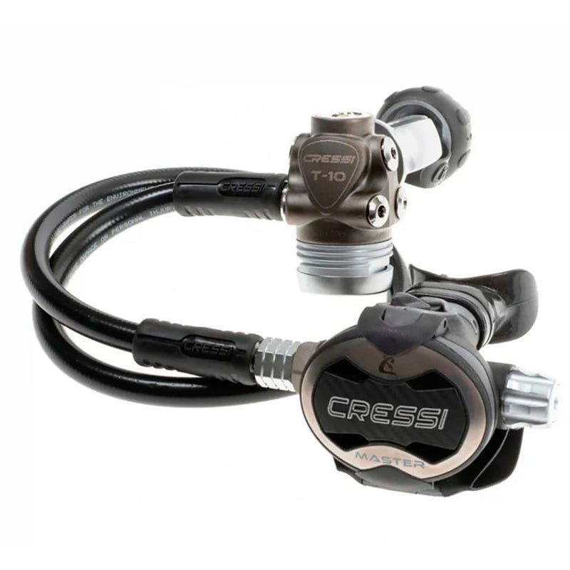 Cressi T10-SC PVD-Master Yoke Scuba Diving Regulator - DIPNDIVE