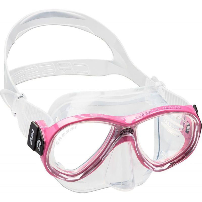 Used Cressi Perla Jr Scuba Dive Mask - Clear/Pink - DIPNDIVE