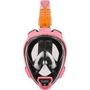 Open Box Ocean Reef ARIA QR+ Full Face Snorkeling Mask, Pink, Size: Small/Medium - DIPNDIVE