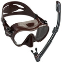Cressi Frameless Dive Mask and Supernova Dry Snorkel Combo - DIPNDIVE