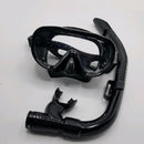 Used Tusa Adult Mask and Snorkel Combo (UM11/UN0103)- Black / Black - DIPNDIVE