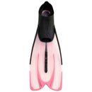 Used Cressi Agua Full Foot Fins - Pink - US Man 7/8 | US Lady 8/9 | EU 39/40 - DIPNDIVE