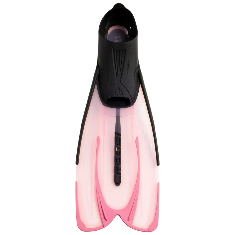 Used Cressi Agua Full Foot Fins - Pink - US Man 7/8 | US Lady 8/9 | EU 39/40