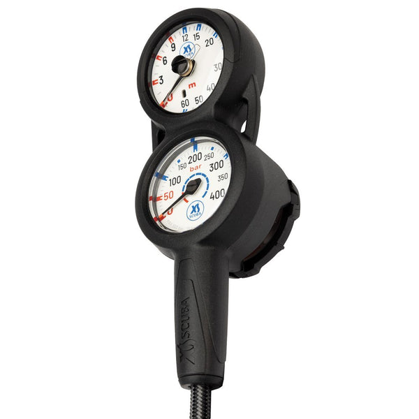 XS Scuba QuikVu Pressure, Depth and Compass Console - Metric