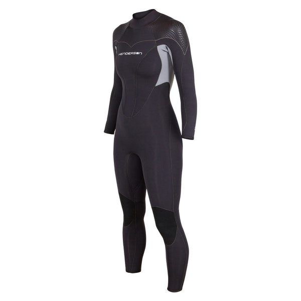 Used Henderson 5mm Women's Thermoprene Pro Back Zip Wetsuit - Black - Size 6 - DIPNDIVE