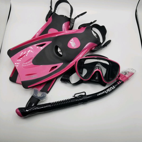 Open Box Tusa Serene Adult Travel Set - Hot Pink - Medium - DIPNDIVE