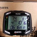 USED Mares QUAD Scuba Dive Computer - Black / Black - DIPNDIVE