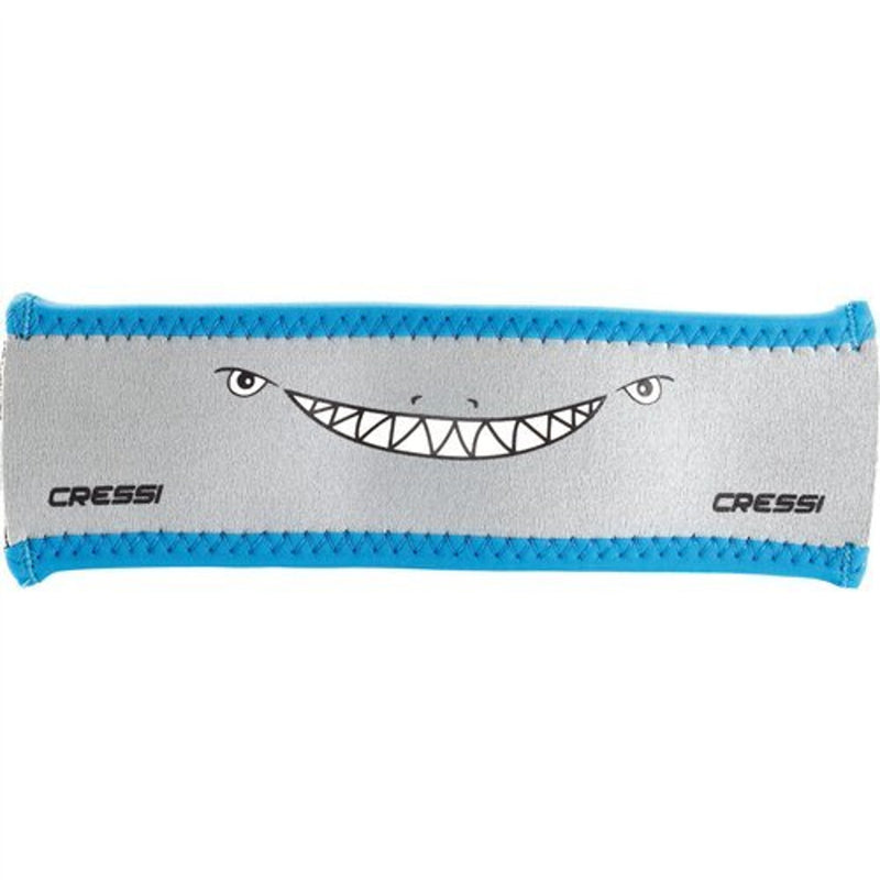 Cressi Goggles Neoprene Strap Cover-Light Blue