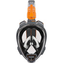 Open Box Ocean Reef ARIA QR+ Full Face Snorkeling Mask, Black, Size: Small / Medium - DIPNDIVE