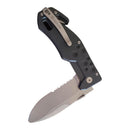 Aqua Lung Folding Blunt Scuba Dive Knife - Titanium - DIPNDIVE