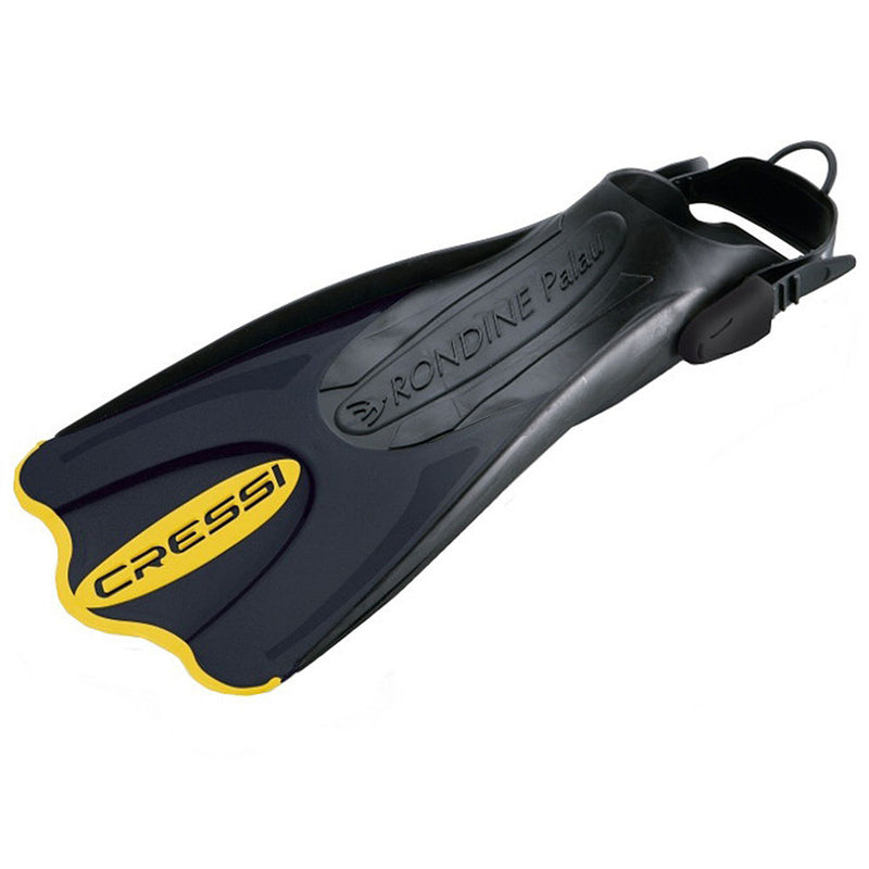 Used Cressi Palau Saf Open Heel Fins - Yellow - Medium/Large