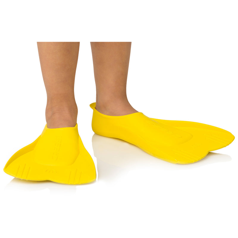 Used Cressi Kids Mini Light Floating Swim Fins - Yellow, Size - 34/35 - DIPNDIVE