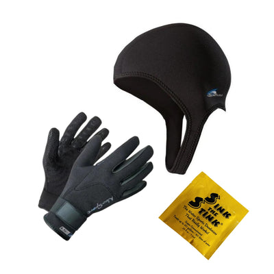 NeoSport 1.5mm Gloves and 2.5mm Sport Cap - DIPNDIVE