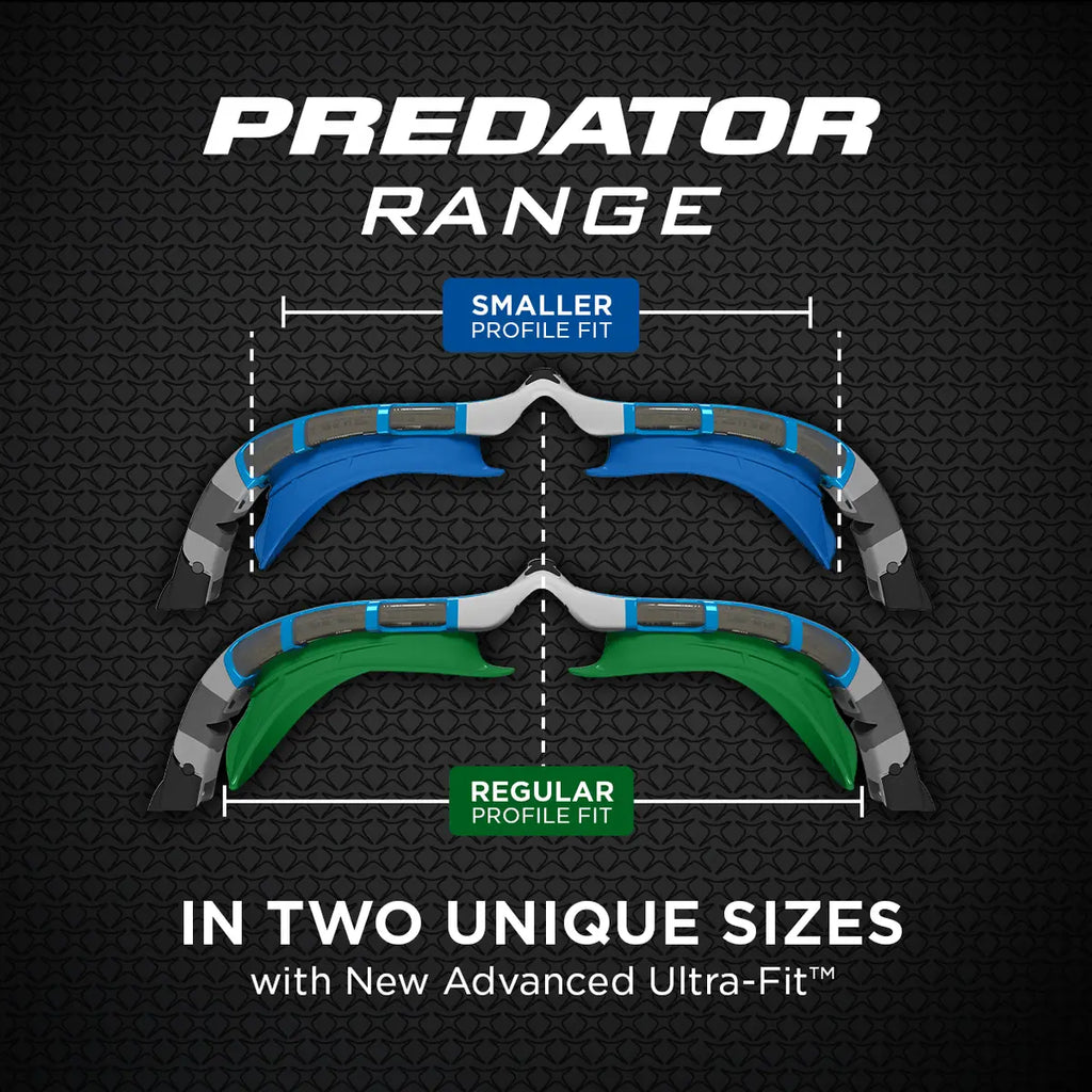 predator flex titanium reactor goggle Zoggs Predator Flex Titanium Reactor Swim Goggles Black/Gold Regular
