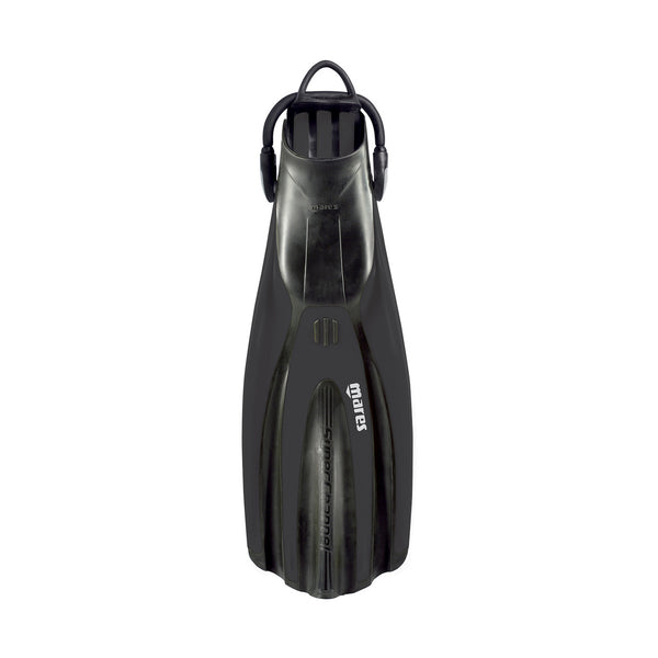 Open Box Mares Avanti SuperChannel Open Heel Fin with Bungee Strap - Black, Size: Regular - DIPNDIVE