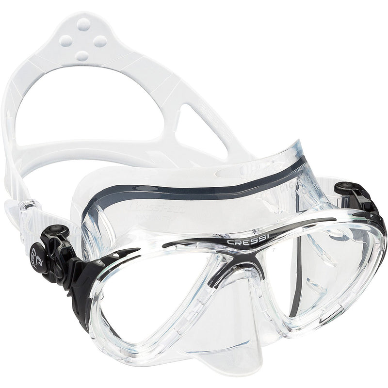 Used Cressi Big Eyes Evolution Adult Size Scuba Mask - Black / Clear - DIPNDIVE