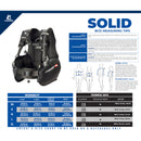 Cressi Solid Scuba Diving Jacket BCD - DIPNDIVE