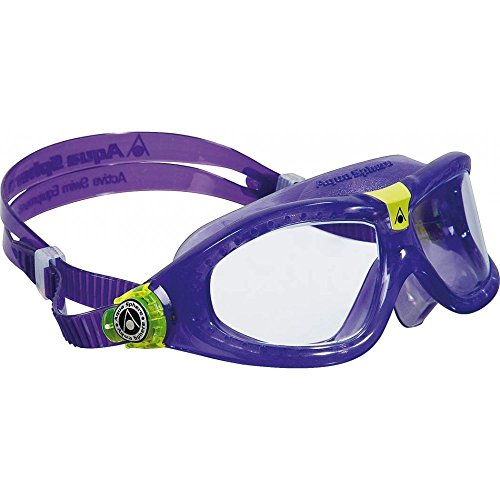 Used Aqua Sphere Seal Kid Swim Goggle, Clear Lens / Violet - DIPNDIVE