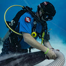 Used ScubaPro JAWZ Ti Scuba Dive Knife - Black/Yellow - DIPNDIVE