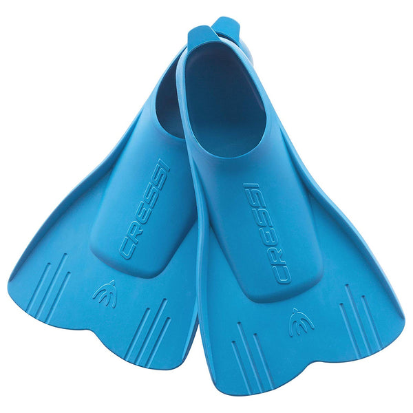 Used Cressi Kids Mini Light Floating Swim Fins - Blue, Size - 23/24 - DIPNDIVE