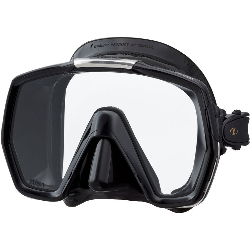 Used Tusa M-1001 Freedom HD Mask - Black / Black - DIPNDIVE