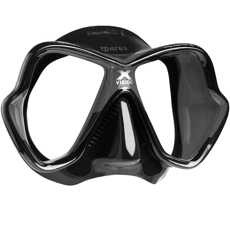 Used Mares X-Vision Ultra Liquidskin Scuba Dive Mask-Grey / Black - DIPNDIVE