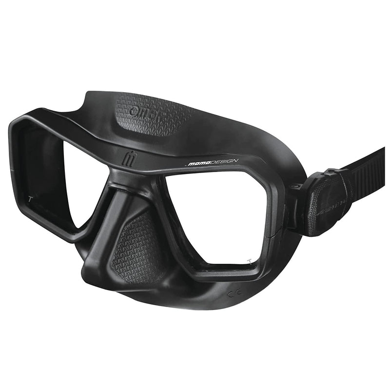 Omer Aqua Black Scuba Dive Mask - DIPNDIVE