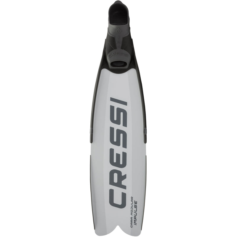 Open Box Cressi Gara Modular Impulse Fins for Freediving - White, Size: 40/41 - DIPNDIVE