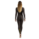 Open Box Cressi Skin Scuba Dive Full Suit - Black/Yellow - Small - DIPNDIVE