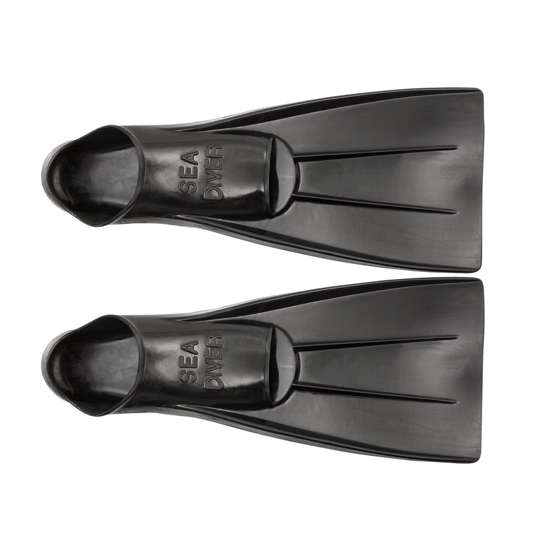 Used IST Sea Diver Rubber Closed-Heel Scuba Diving Fins, Size: X-Small - DIPNDIVE