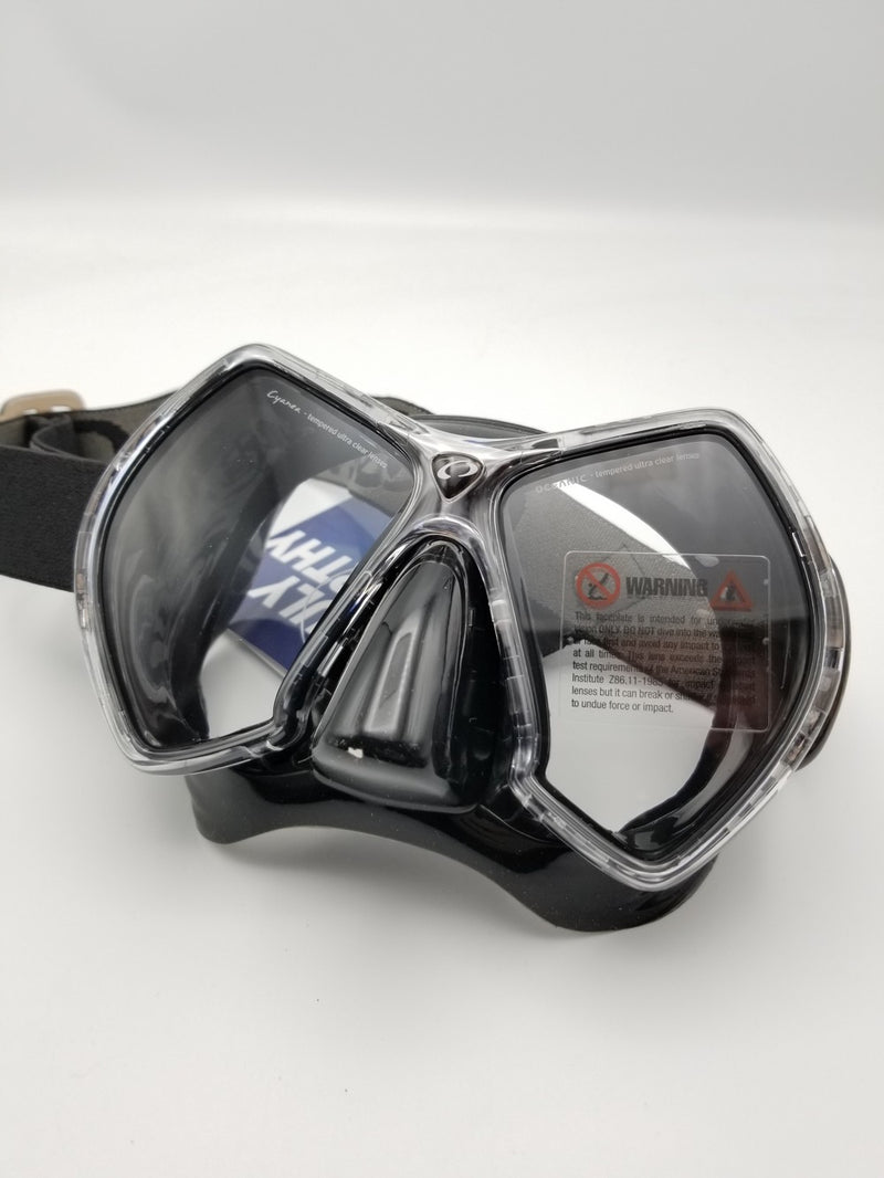 Used Oceanic Cyanea Ultra Scuba Mask - Black / Titanium - DIPNDIVE