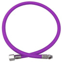 Open Box XS Scuba Miflex Low Pressure Hoses-Purple-30 inches - DIPNDIVE