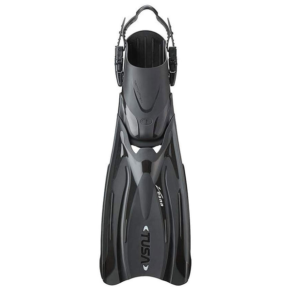 Used Tusa SF-0101 Hyflex Vesna Fins-Black-MD US M:7-10 / W:8.5-12 - DIPNDIVE