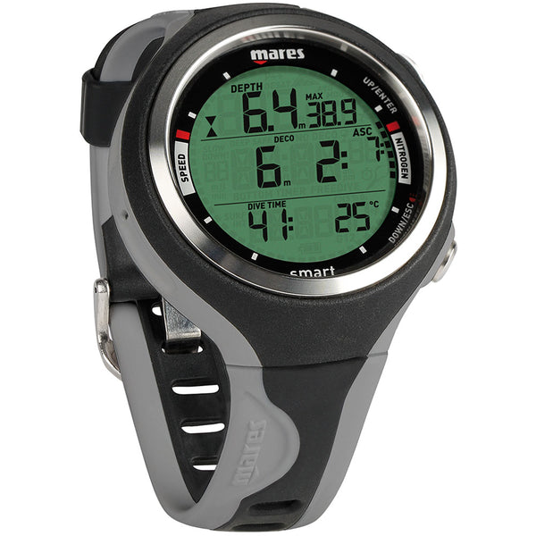 OPEN BOX Mares Smart Wrist Scuba Dive Computers-Black / Grey - DIPNDIVE