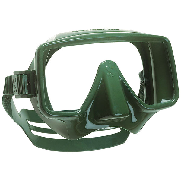 Open Box ScubaPro Frameless Dive Mask - Army Green - DIPNDIVE