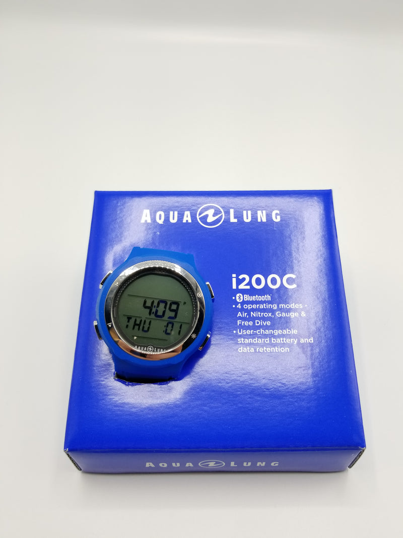 Aqua Lung i200C Wrist Dive Computer - Blue (Open box) - DIPNDIVE