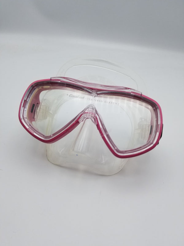 Used Cressi Ondina Kids Dive Mask - Pink - DIPNDIVE